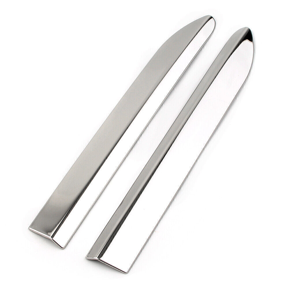 2pcs Chrome Front Corner Protector Cover Trim Fit for Subaru Fitester SK 2019-2021