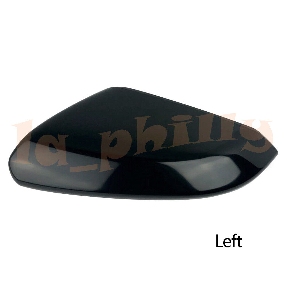Fit for Honda for Civic 2016-20 Black Front Left Side Mirror Cover Trim Cap Plastic