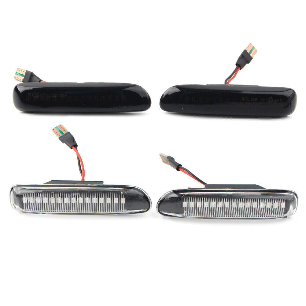 LED Sequential Dynamic Side Marker Light Turn Signal Light Fit for BMW 3 Series E46