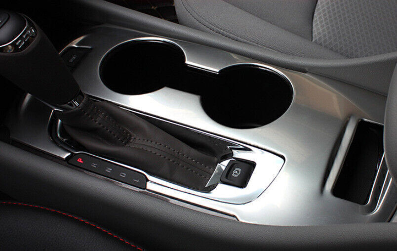 for Chevrolet Malibu 16-24 Silver Look Steel Center Console Shift Panel Trim 1P