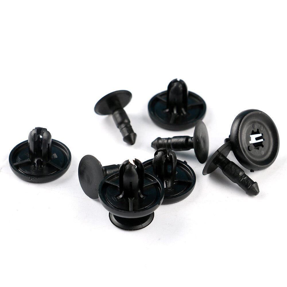10 pcs Body Plastic Push Pin Rivet Fasteners Trim Moulding Clips Car Assortments