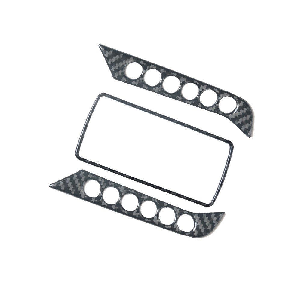 for Mazda MX-5 Miata 2009-2015 Carbon Fiber Emergency Light Button Panel Trim v
