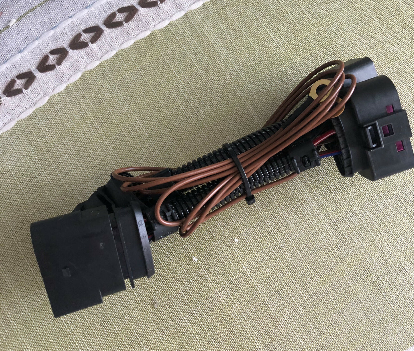 Retrofit Headlight adaptor cable halogen to xenon led DRL for vw for Golf GTI mk6 v