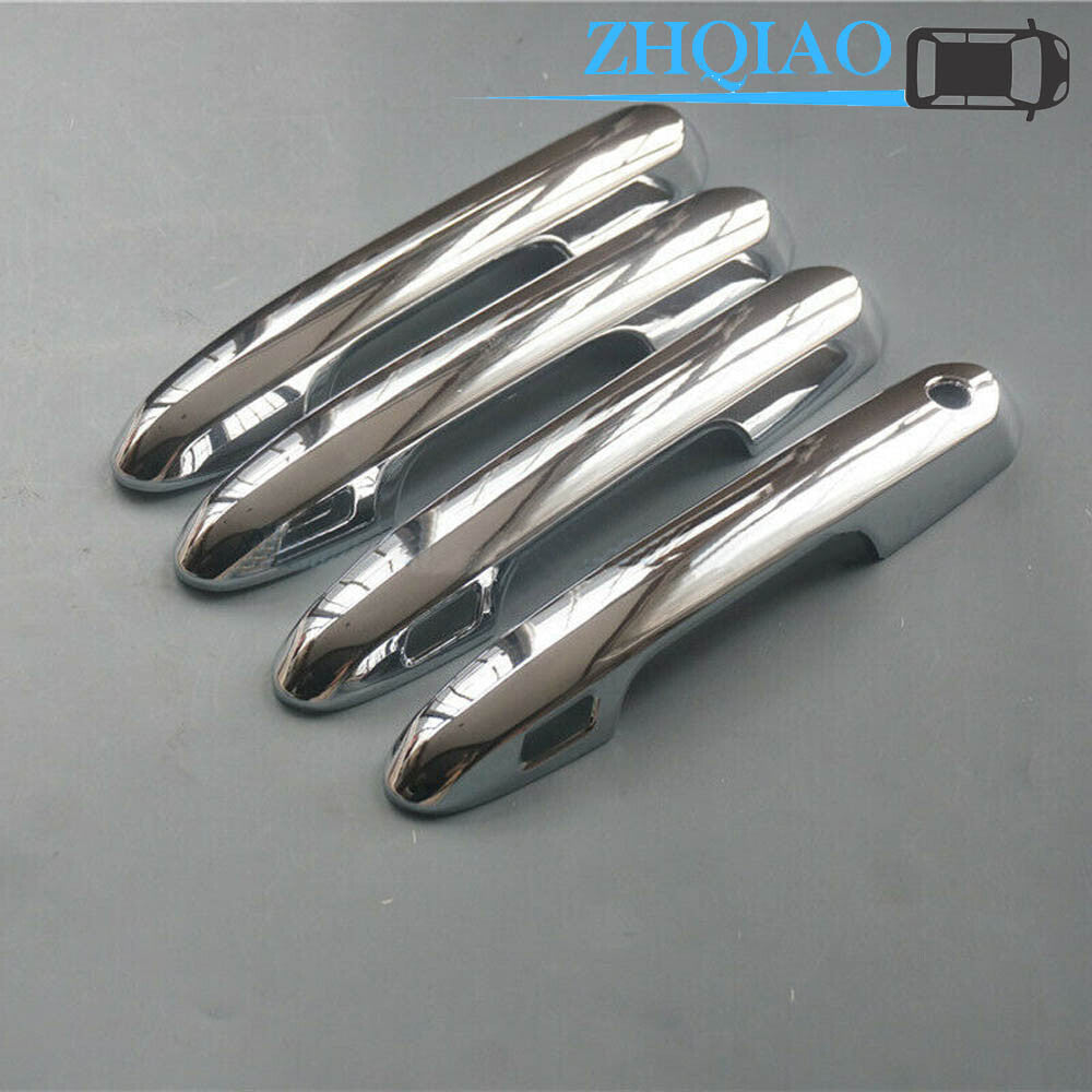 Door Handle Cover Trim Chrome for smart Fit for Toyota RAV4 2019-23 / 2020-23 Highlander