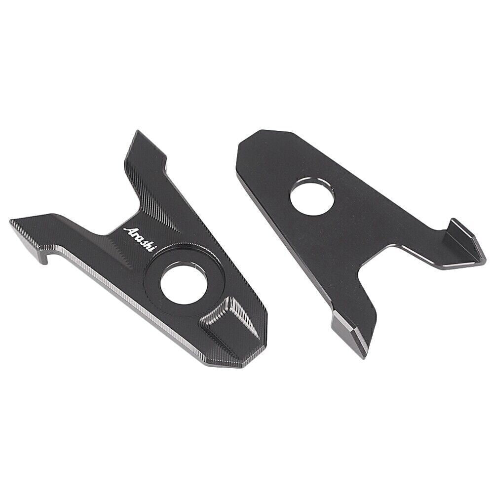 Fit for Kawasaki Z800 2013 2014 2015 2016 Black CNC Rear Axle Blocks Chain Adjuster
