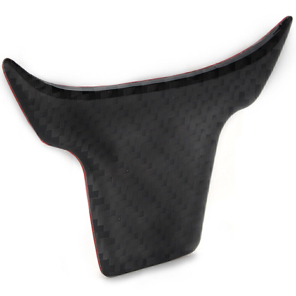 Interior Inner Steering Wheel Cover Trim Carbon Fiber for Honda for Civic 2016-2021