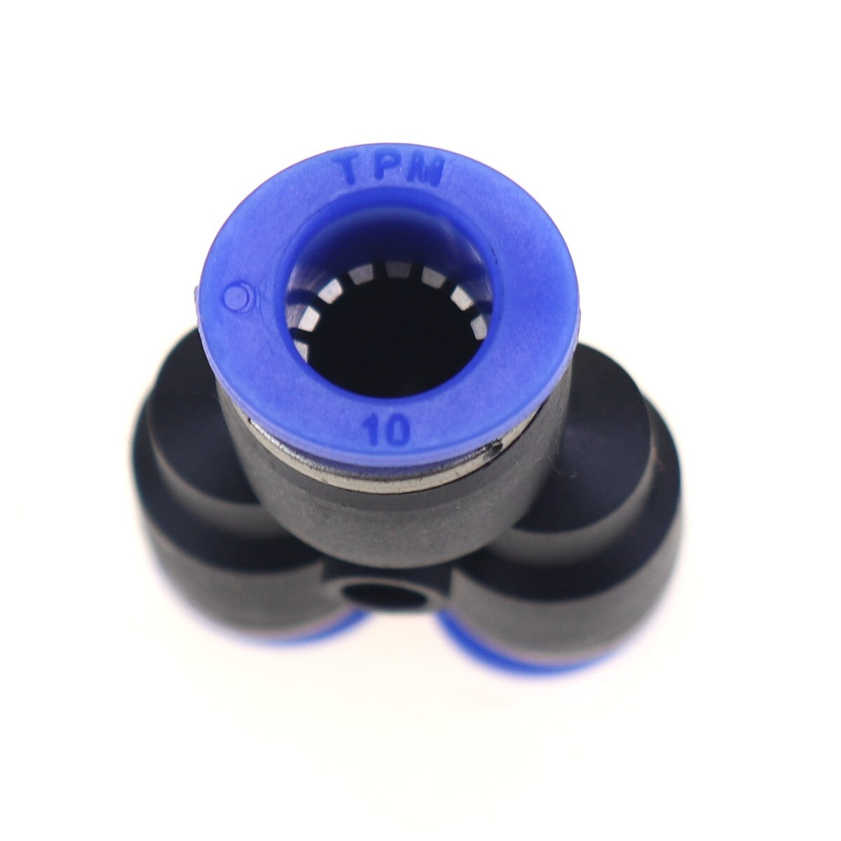 6-piece pneumatic reduction Y-type combined air push type 3-way connector pipe OD 3/8 to 5/16