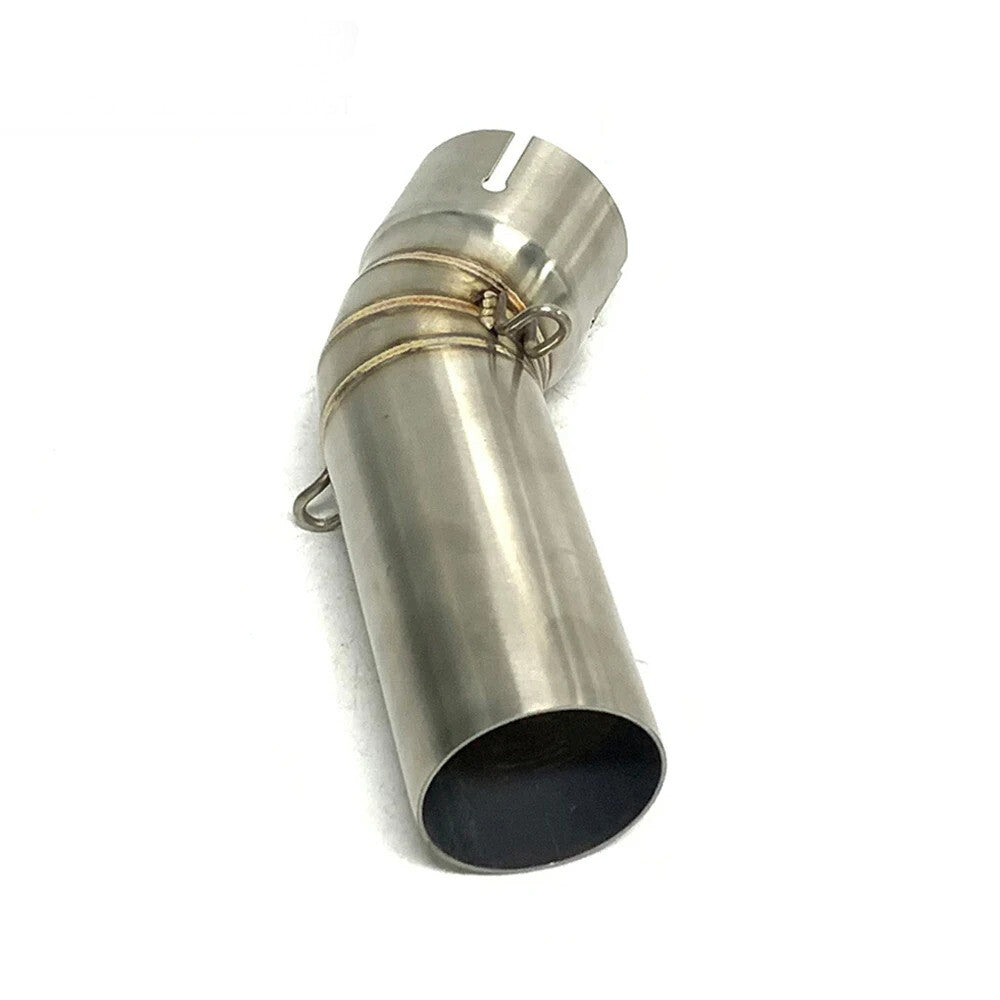 51mm Motorcycle Exhaust Mid Pipe Steel for Kawasaki ZX10R Middle Link Pipe 2008-2021