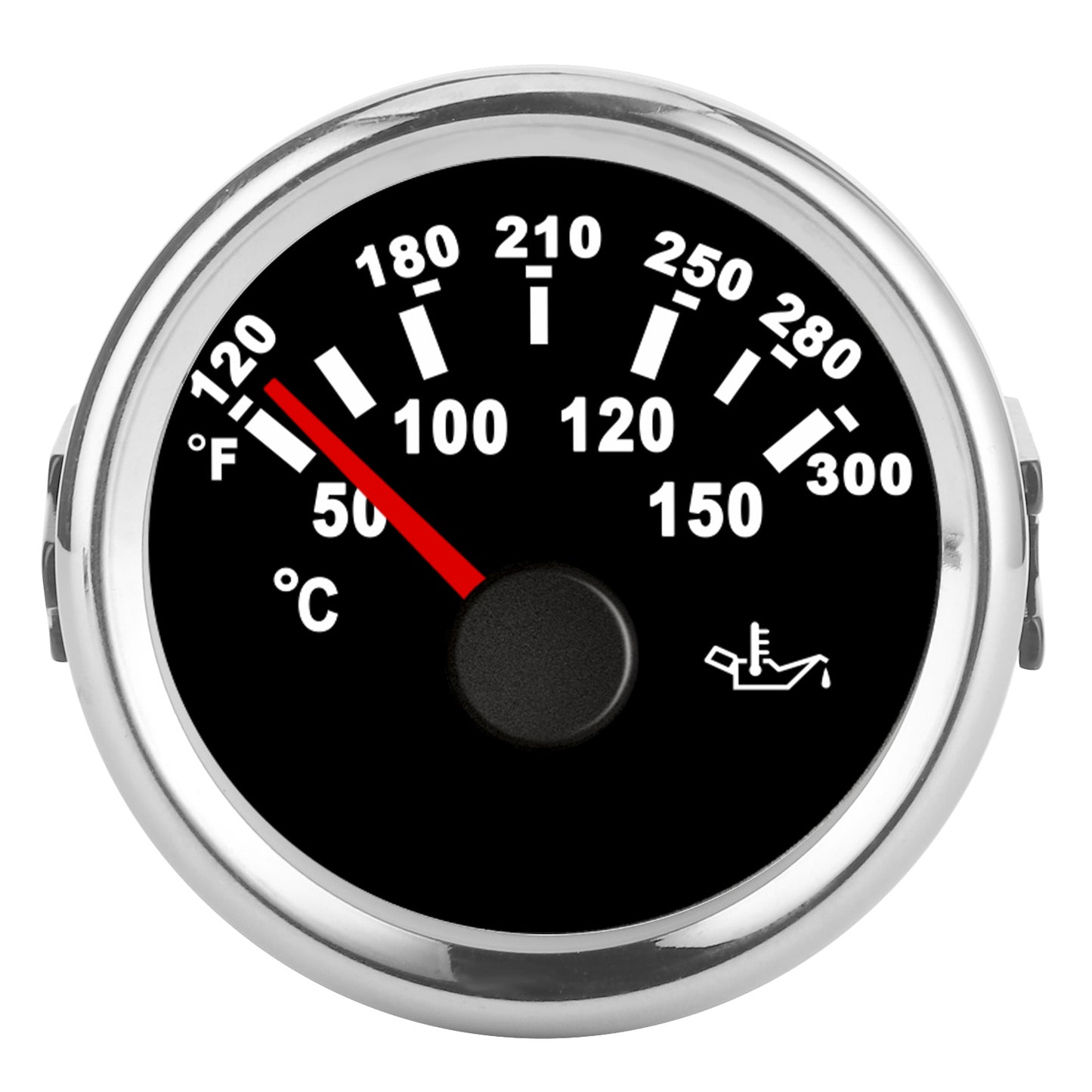 _ 50150¡æ Oil Temperature Gauge LCD Display Backlight Meter Car For Car Boat