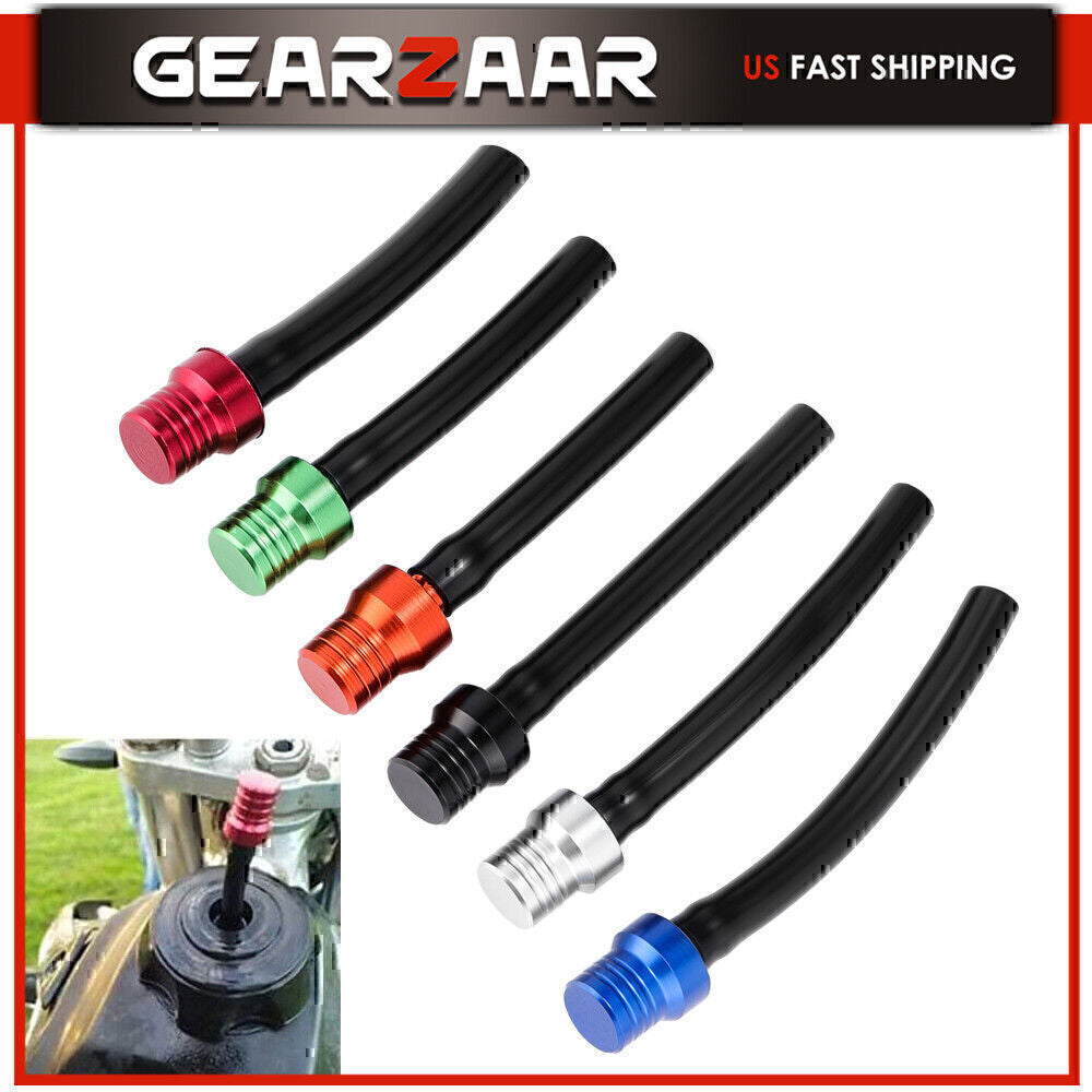 6x Motorcycle Gas CAP VENT Tank Fuel Air Breather Valve Hose Tube Dirt ,Bike ATV
