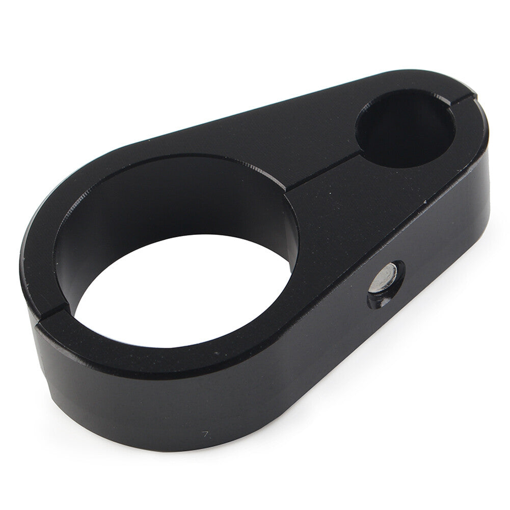 Brake Clutch Cable Wire Clamp Clip Fit for Harley 1'' Handlebar Motorcycle Black Q