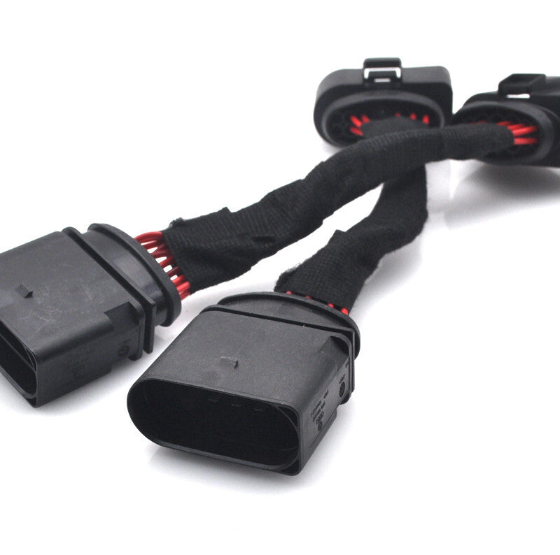 Retrofit facelift LCI HID head light cable adaptor for Audi Q5 8R Pre 2008-2012 v
