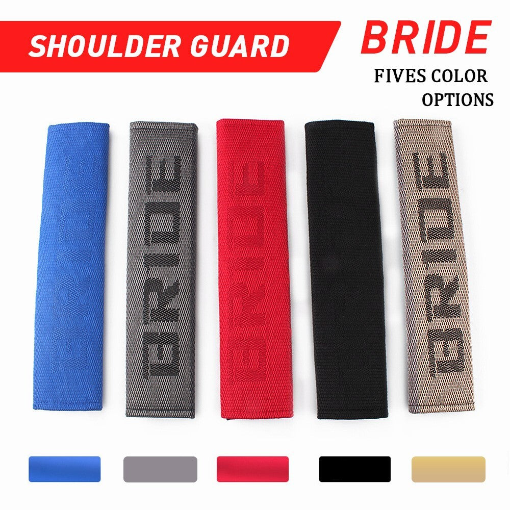 1Pair Car Safety for Seat BRIDE Belt Shoulder Pad Cover Cushion Comfortable Driving