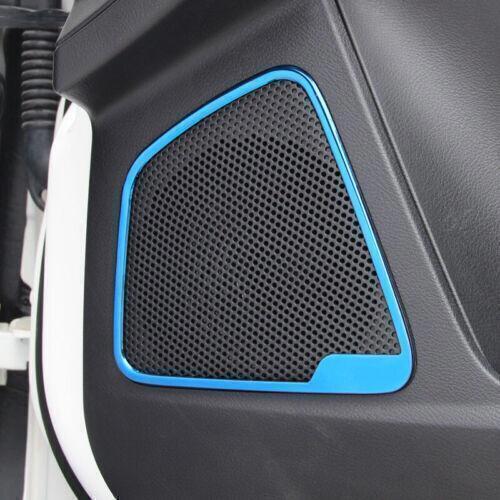 4P Inner Door Speaker Frame for Ford Focus ST RS 2012-18 Blue Steel Cover Trims