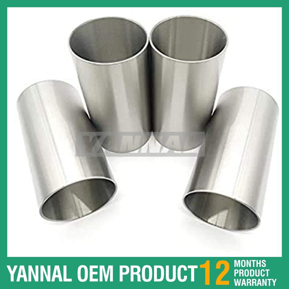 4-piece cylinder liners for Isuzu 4BG1 engine parts -