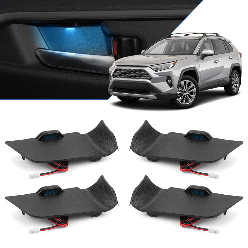 2019-2023 Interior Door Handle LED Atmosphere Lights 4pcs for Toyota RAV4 XA50