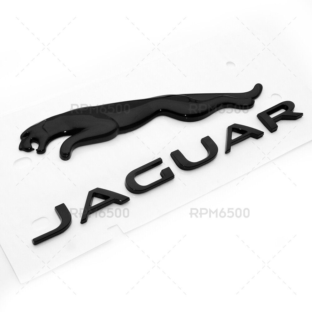 OE for Jaguar Glossy Black Liftgate Tailgate Hatch Emblem Badge Nameplate T2R27585