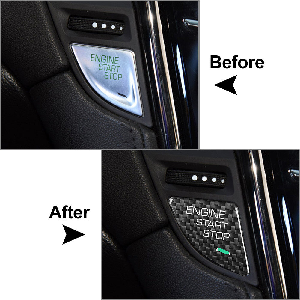 Engine Start Stop Button Trim for Cadillac ATS 2013-19 for Cadillac ATS-L 14-19