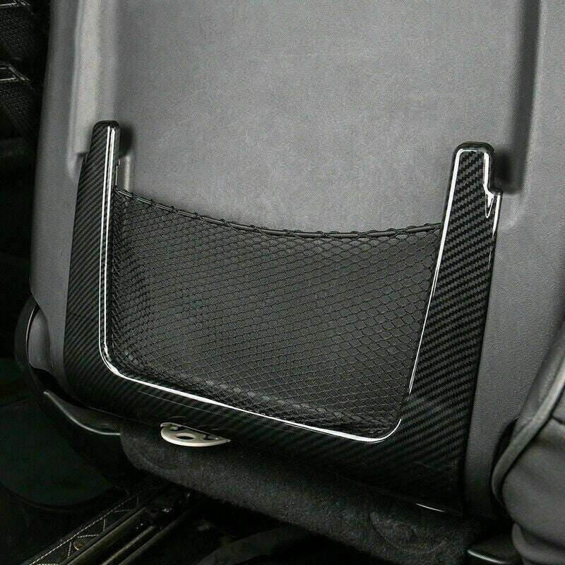 for Jeep Grand Cherokee 2011-2021 Carbon Style Car for Seat Back Storage Frame Cover