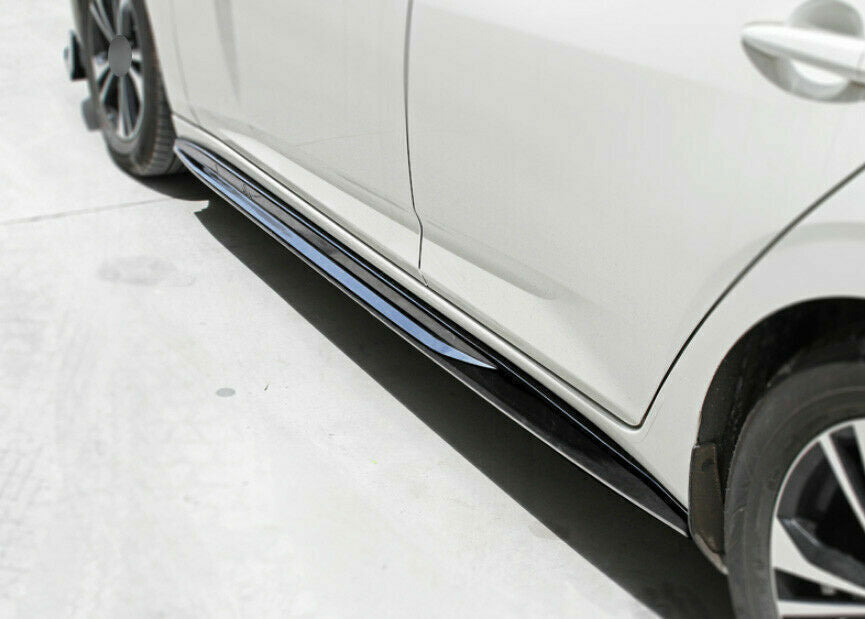 for Nissan Sentra 2020-23 Black Side Skirt Bodykit Spoiler Lip Guard Trim 2X Set