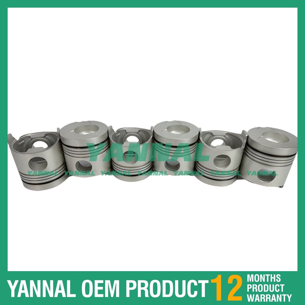 6X 13216-1370 piston std size 124 mm suitable for Hino EM100 diesel engine