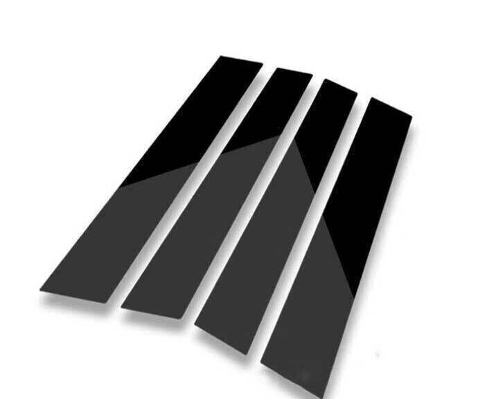 4P Black Window Center B Pillar Post Strip for Lexus NX 200t 300 300h 2015-2021