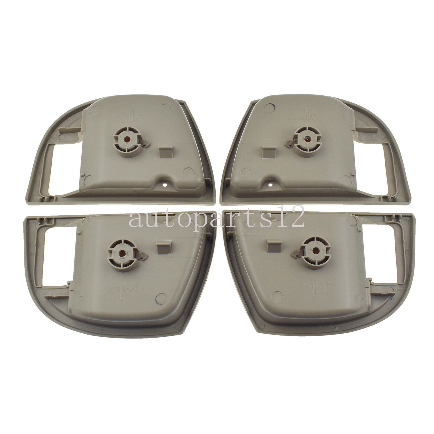 for Hyundai Santa Fe 2007 - 2012 Interior Door Handle Panel Trim Cover 4 Piece Set - v