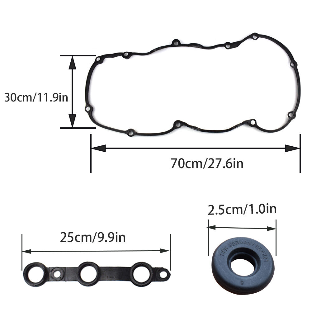 Valve Cover Gasket Set For 02-06 for BMW 3 5 X3 X5 325i 330i 525i 730i 3.0i 30i 2.5i