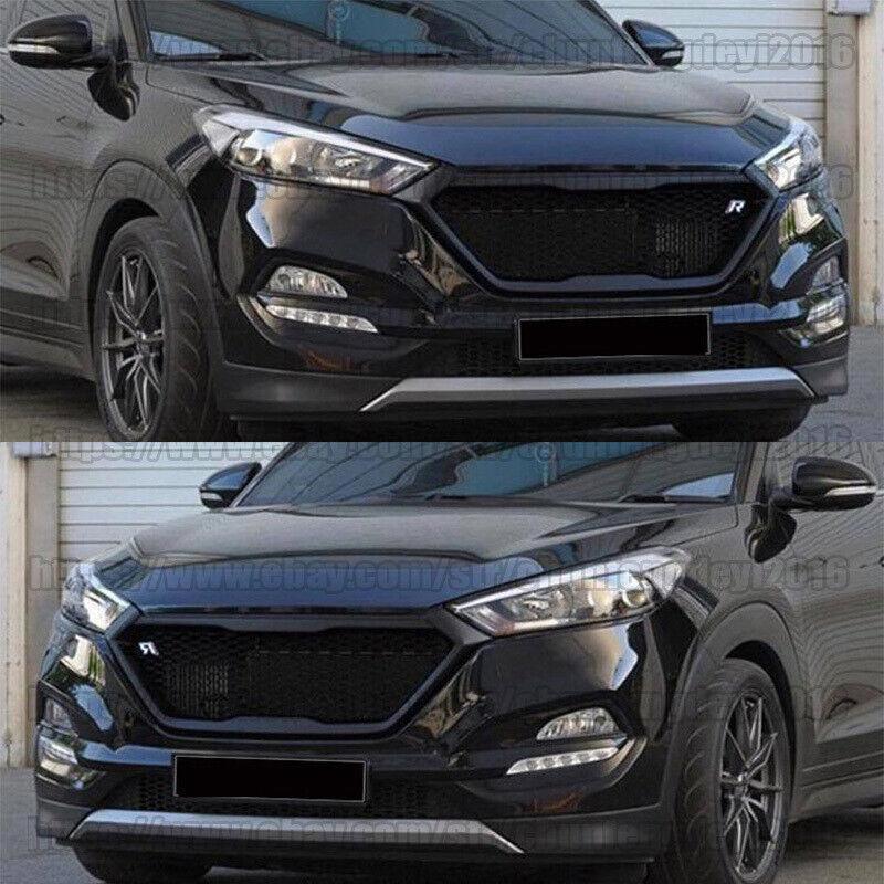 Front Grill Black Honeycomb Grill Grille Refit for Hyundai for Tucson 2016 2017 2018