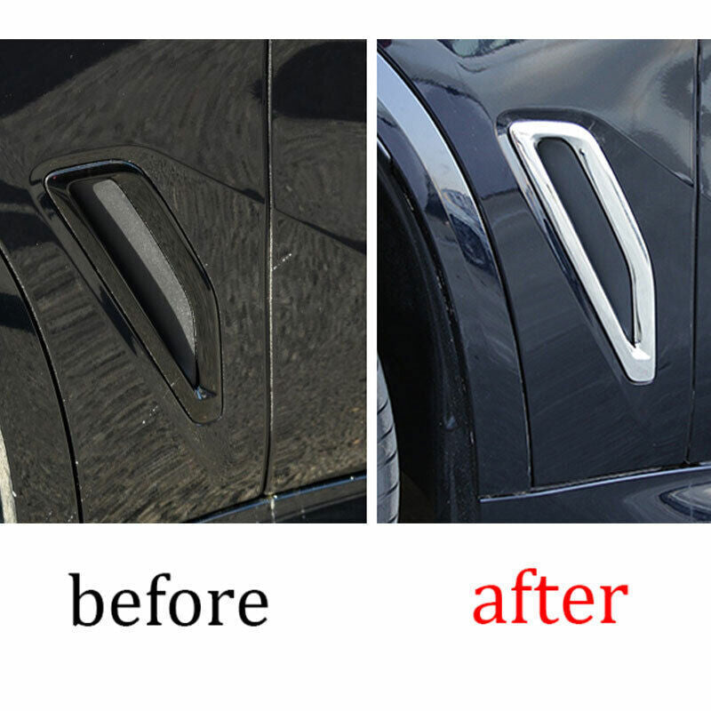 for BMW X5 G05 2019-23 ABS Chrome Car Air Flow Vent Side Decoration Sticker Trim