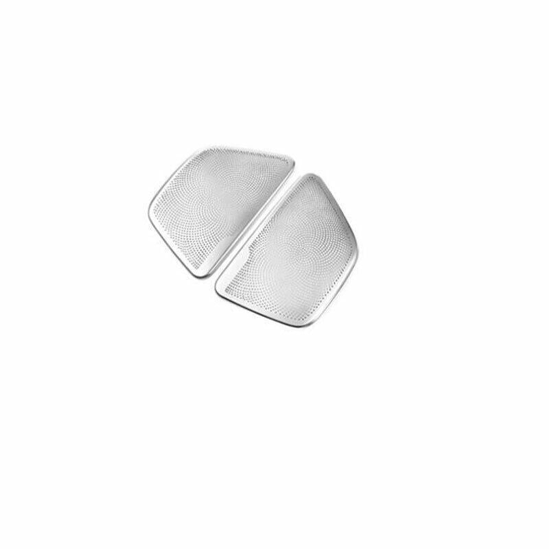 Fit for BMW 5 Series G30 2018-2023 Silver Steel Inner Door Horn Frame Cover Trim
