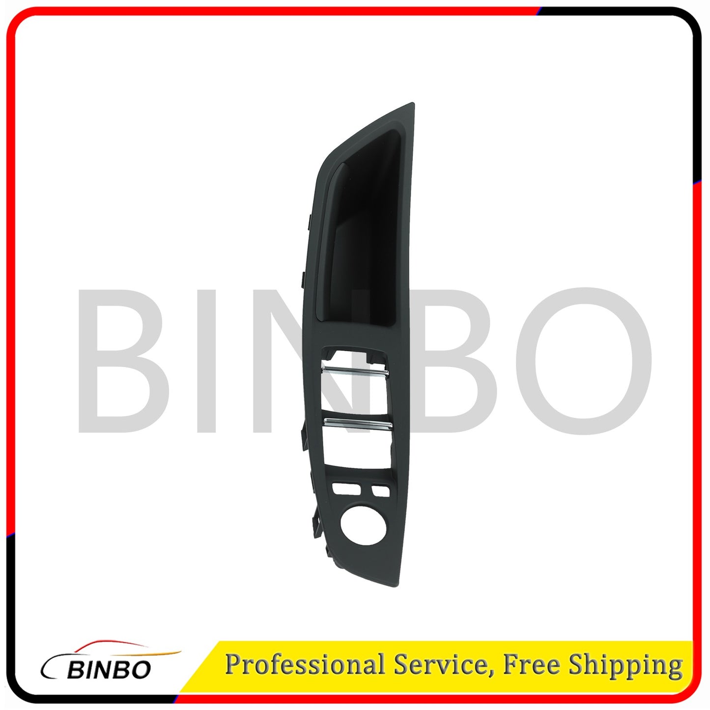 for BMW 520i 528i Black Driver Door Left Pull Handle Window Switch Cover Trim Q