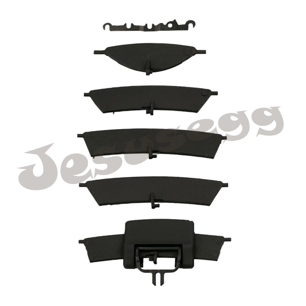 Dashboard Dash Center AC Air Vent Grill Kit Black For 2007-12 ML-Class GL-Class Q