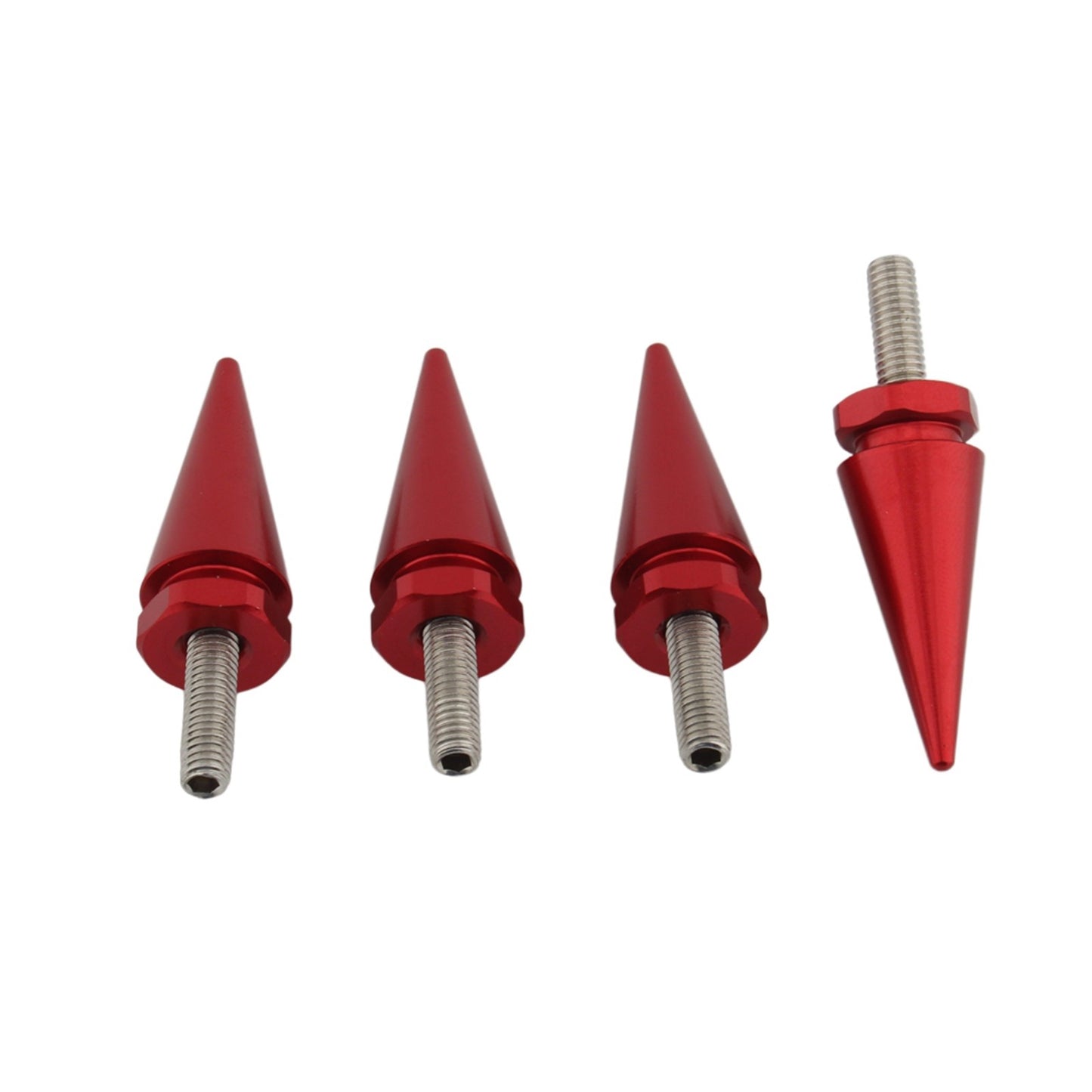 Red Spike Windshield Hardware Bolts Screws for Harley Road Glide FLTRX 1998-2025 Q