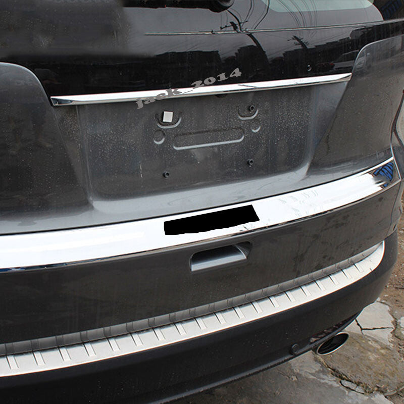 FOR 2012-2016 for HONDA CRV CR-V Steel Rear Trunk Tailgate Boot Grab Trim Cover