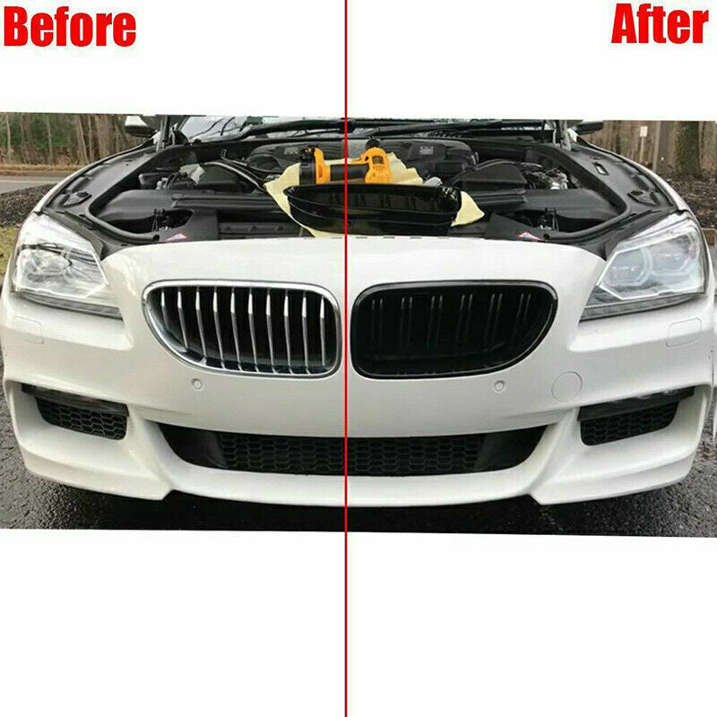 For 2012 - 2017 for 640i 650i 6 Gloss Black Front Kidney Grill - v