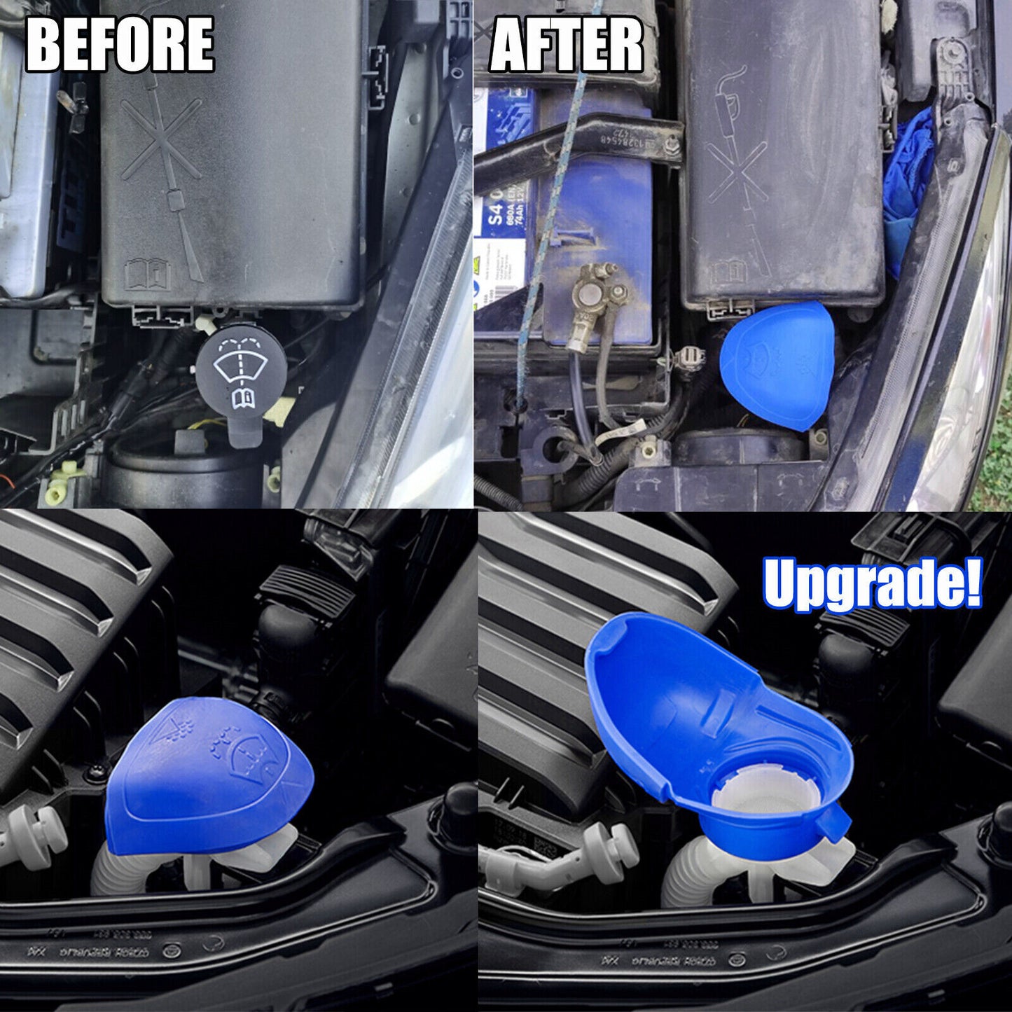 1X Front Windshield Wiper Washer Fluid Reservoir Bottle Lid Cap Cover for Skoda Q