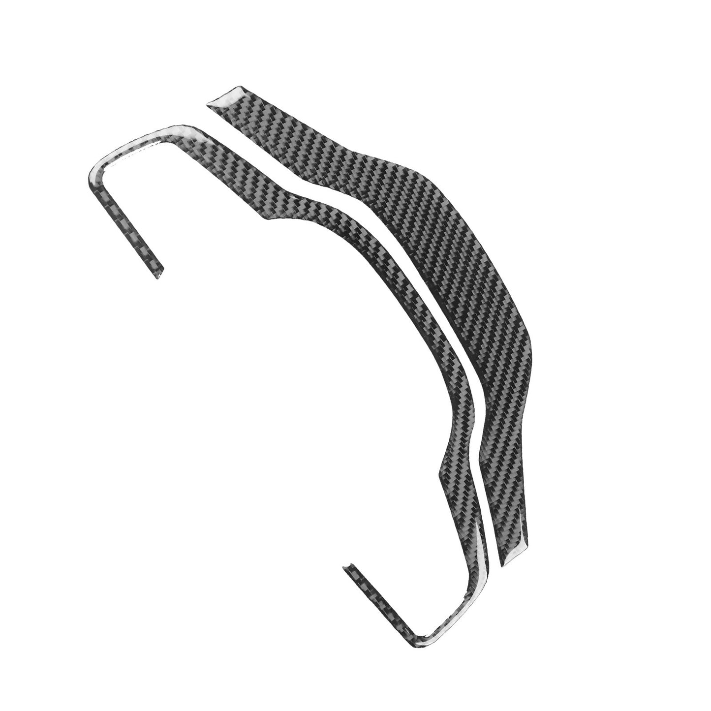 Genuine carbon fiber steering wheel cover trim for Jaguar for F-Type 2013-2022