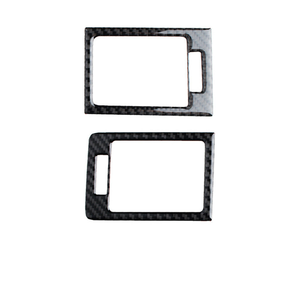 2x for Benz C-Class W204 2007-2010 Carbon Fiber Vent Outlet Trim