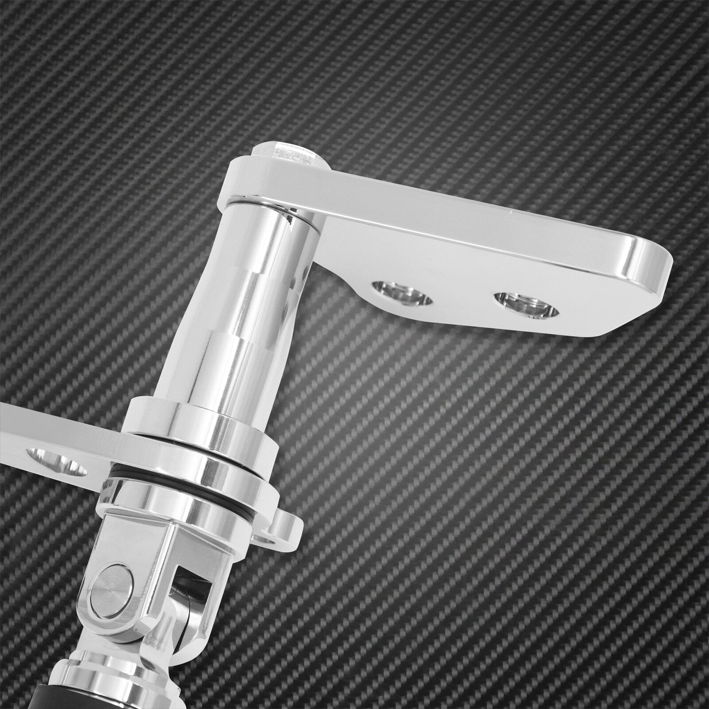 Chrome Aluminum Forward Controls Fit for Harley Dyna Low Rider Street Bob 06-17