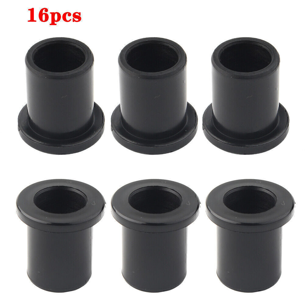 16pcs Front / Rear Suspension Bushings For Arctic Cat 3313-112 Motorcycle Black