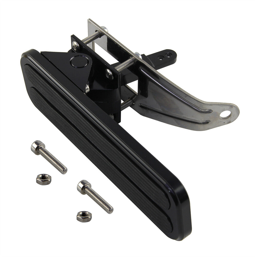 Billet Gas Throttle Pedal Floor Mount Hot Rod Rat for Chevy for Ford SBC Black