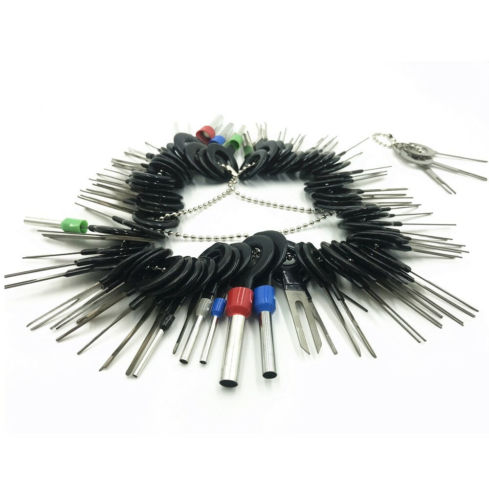 78Pcs Wire Terminal Removal Tool Car Electrical Wiring Crimp Connector Pin Kit Q