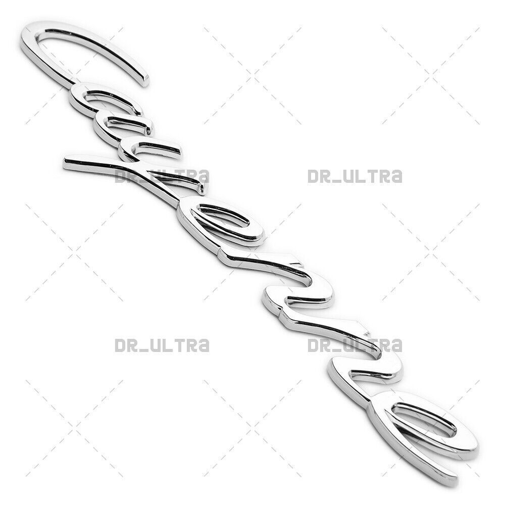 Chrome Look for Cayenne Letters Rear Badge Emblem Deck Lid Nameplate 958