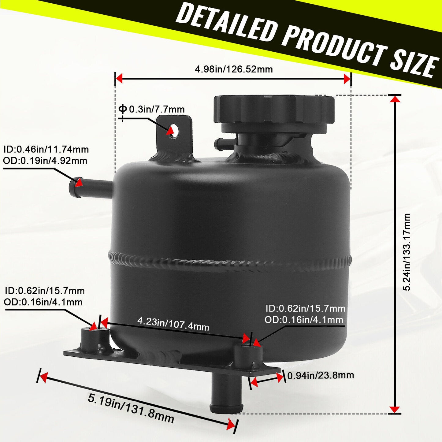 Radiator Coolant Reservoir Overflow Expansion Tank for BMW for Mini Cooper S R52 R53
