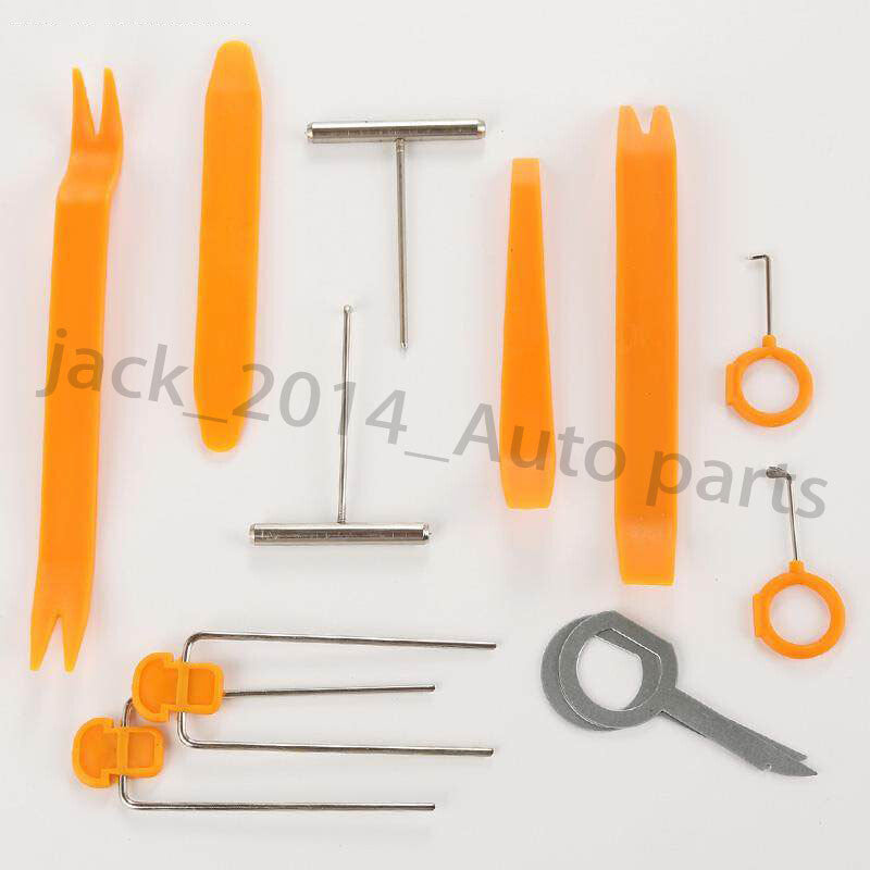 Car Radio Audio Stereo Door Trim Dash Panel Install Removal Pry Tools Kit 12PCS