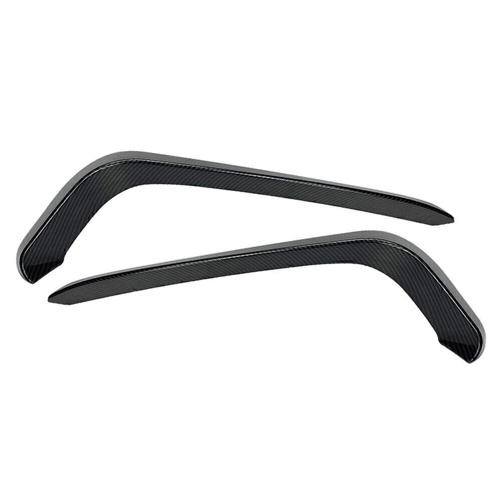 Front Fog Light Lamp Strip Trim for VW for Passat Variant B8 2017-2018 Carbon Fiber