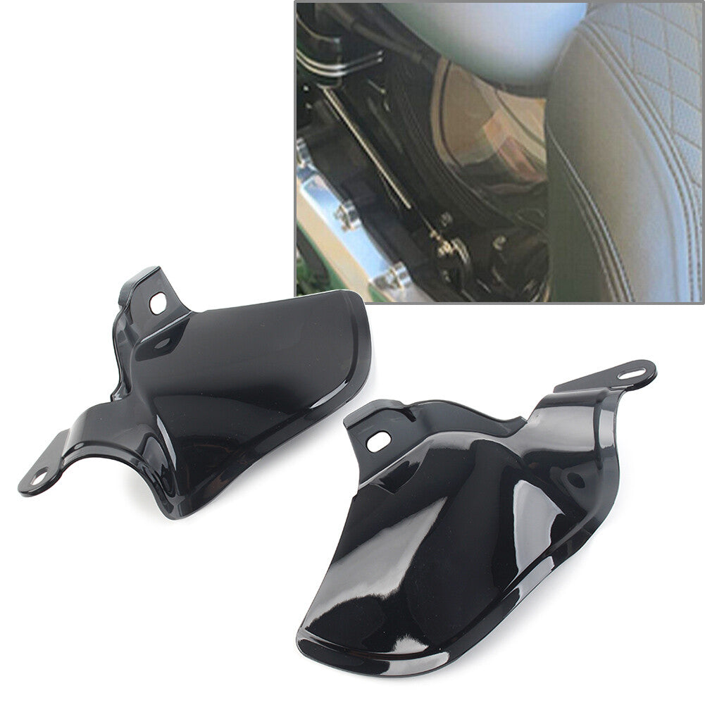 Reflective Smoke Saddle Shield Air Heat Deflector for Harley Softail 2018-23 Q