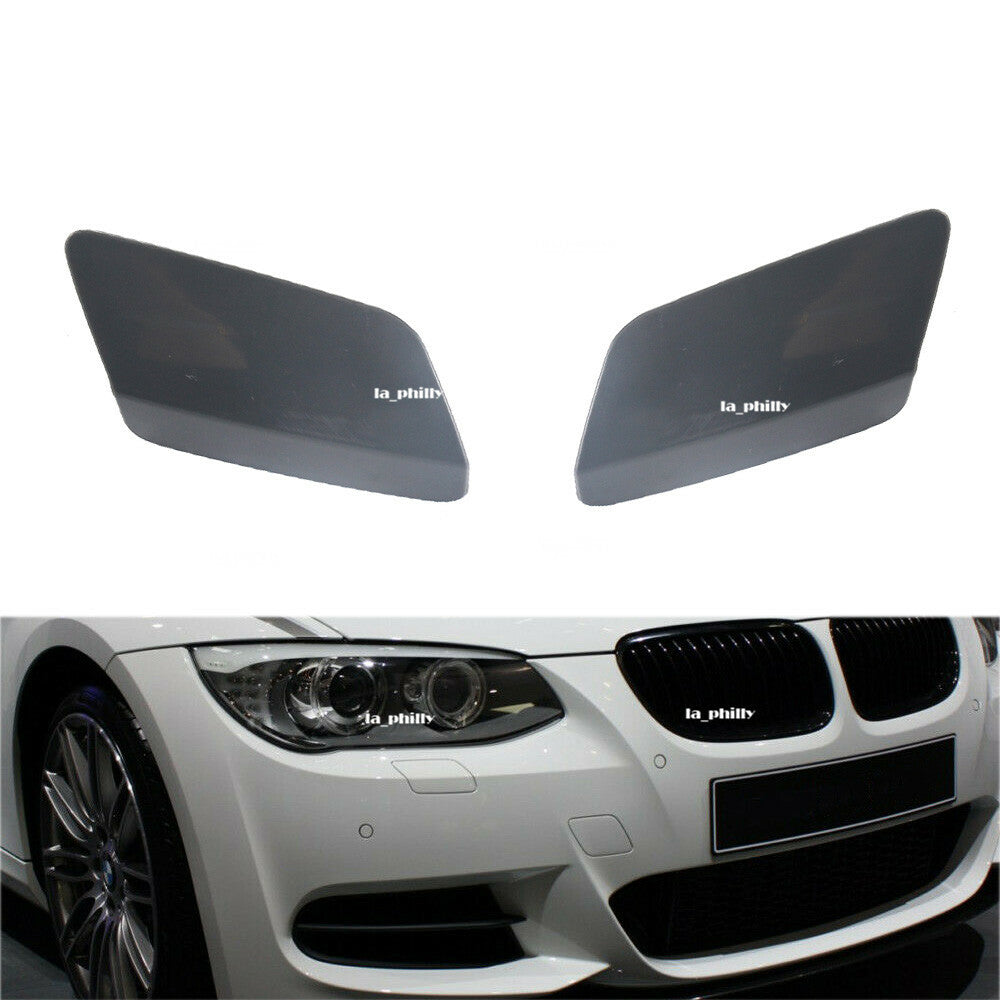 2Pcs Headlight Washer Cover Cap Left Right for BMW E92 E93 LCI 2010 to 2013 Q