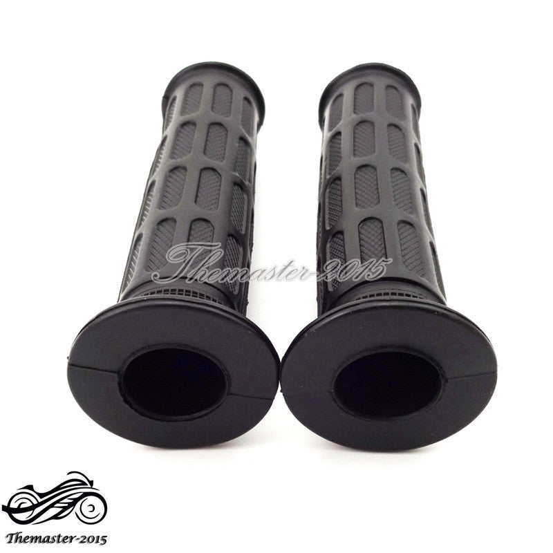 Universal Black Rubber Handle Grips Fit 7/822mm 50 110 125 150cc ATV Quad Q